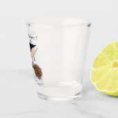 Drôle Halloween Shot Verre Sorcière Citrouille Vol (Droite)