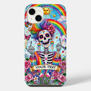 Drôle Halloween Skeleton Tarot Card