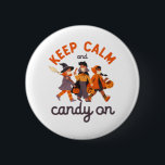 Drôle Halloween Trick Ou Treat Gardez Calme Candy<br><div class="desc">Restez calme et laissez passer les bonbons. Drôle Trick ou Treat design pour votre Happy Halloween party. Des produits cool et fantastiques pour ceux qui aiment regarder des films d'horreur et aller à Trick ou Treat on Halloween nuit. Cela va bien avec votre décoration Halloween éffrayante et effrayante de Jack-O-Lantern...</div>