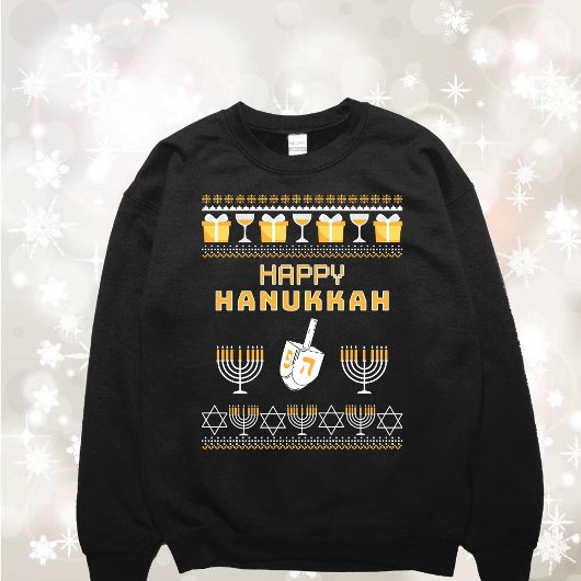 Drôle Hanoukka Ugly Sweater Sweatshirt