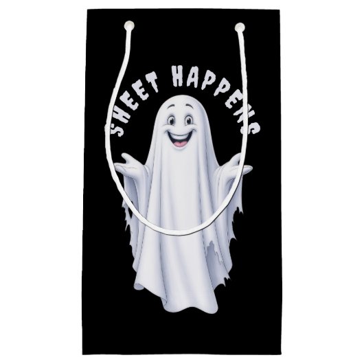 Drôle Happy Ghost Sac cadeau (Devant)