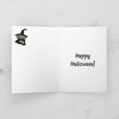Drôle Happy Halloween Carte de voeux (Intérieur)
