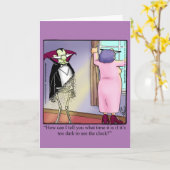 Drôle Happy Halloween Carte de voeux (Fleur jaune)