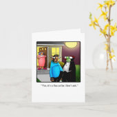 Drôle Happy Halloween Carte de voeux (Fleur jaune)