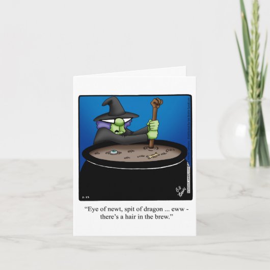 Drôle Happy Halloween Carte de voeux (Devant)