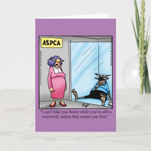 Drôle Happy Halloween Carte de voeux (Devant)