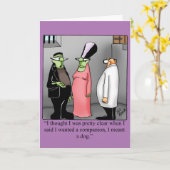 Drôle Happy Halloween Carte de voeux (Fleur jaune)