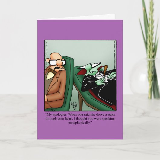 Drôle Happy Halloween Carte de voeux (Devant)