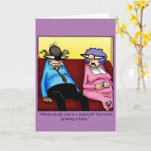 Drôle Happy Halloween Carte de voeux (Fleur jaune)