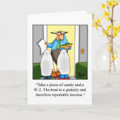 Drôle Happy Halloween Carte de voeux (Fleur jaune)