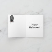 Drôle Happy Halloween Carte de voeux (Intérieur)