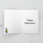 Drôle Happy Halloween Carte de voeux (Intérieur)