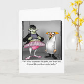 Drôle Happy Halloween Carte de voeux (Fleur jaune)