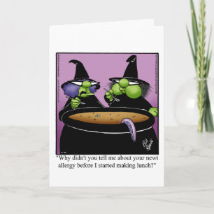 Drôle Happy Halloween Carte de voeux