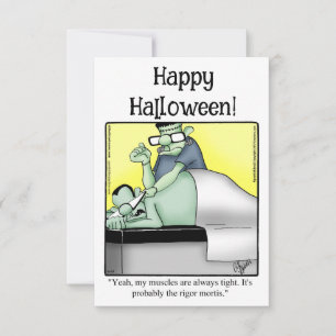 Drôle Happy Halloween Humour Carte de voeux