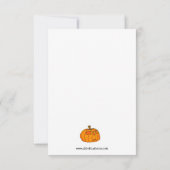 Drôle Happy Halloween Humour Carte de voeux (Dos)