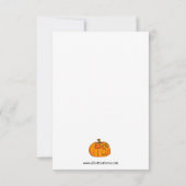 Drôle Happy Halloween Humour Carte de voeux (Dos)