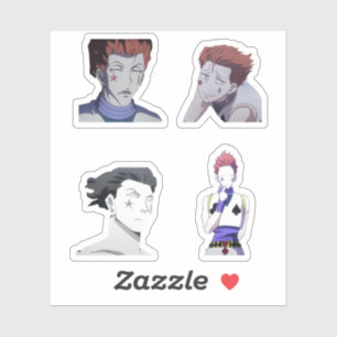 drôle hisoka hunter x hunter anime sticker pack