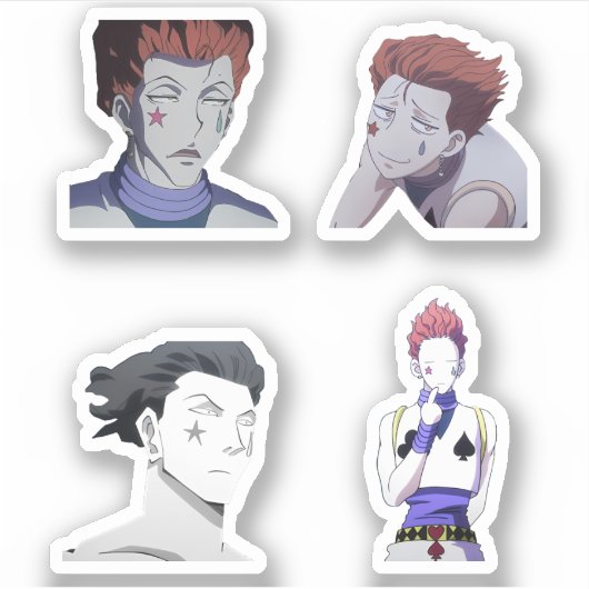 drôle hisoka hunter x hunter anime sticker pack (Devant)