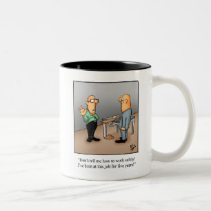 Drôle Humour de sécurité Mug cadeau