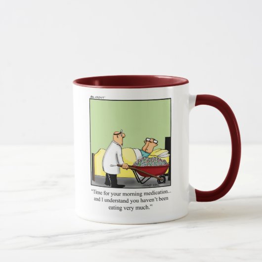 Drôle Humour Médicale Mug (Droite)