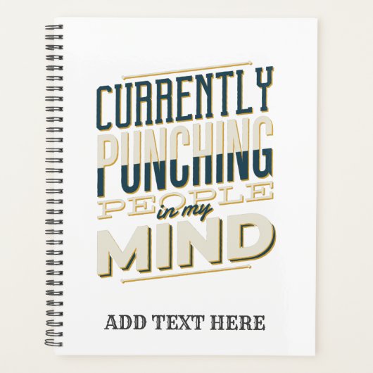 Drôle Humour Sarcastique Punching Personnes En Têt (Devant)