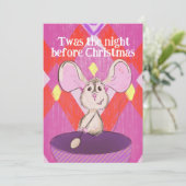 Drôle Illustré tard après la carte de Noël (Debout devant)