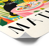 Drôle impression de café, Black Cat Wall Art, Henr (Coin)