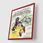 Drôle Insect boîte de nuit Singer Mur Horloge (Angle)