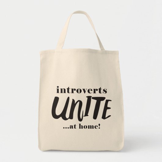 Drôle Introverts le sac fourre-tout (Devant)