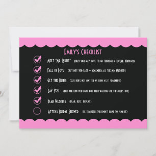 Drôle Invitation à la douche nuptiale — Drôle List