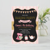 Drôle invitation à la fête de boulangerie (Debout devant)