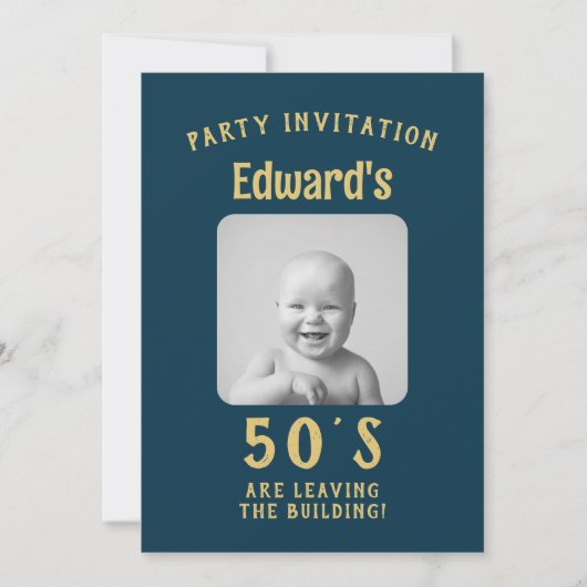 Drôle Invitation Anniversaire (Devant)