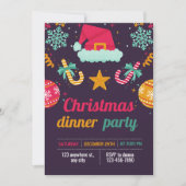 Drôle invitation de Noël (Devant)