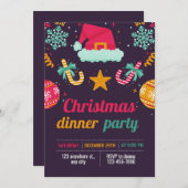 Drôle invitation de Noël (Devant / Derrière)