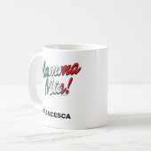 Drôle Italien Dit Mamma Mia ! Mug (Devant gauche)