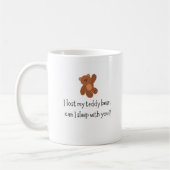 Drôle J'Ai Perdu Ma Teddy Bear Coffee Mug (Gauche)