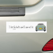 Drôle J'aime Green Figaro voiture Sticker (En voiture)