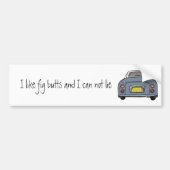 Drôle J'aime Lapis Grey Figaro Sticker voiture par (Devant)