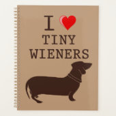 Drôle J'Aime Mince Wiener Dachshund (Devant)