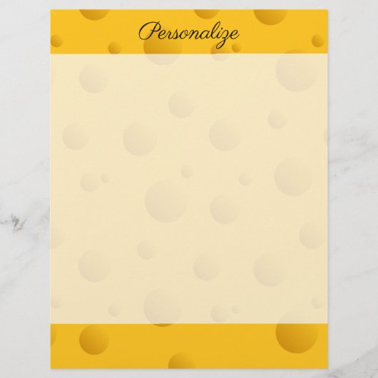Drôle jaune fromage suisse texture écriture papier (Devant)