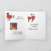 Drôle Je peux Coeurs Carte de Saint Valentin (Intérieur)