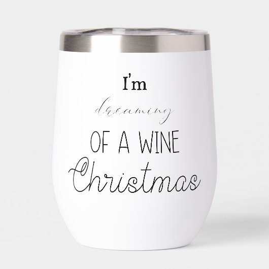 Drôle, je rêve d'un Noël de vin (Arrière)