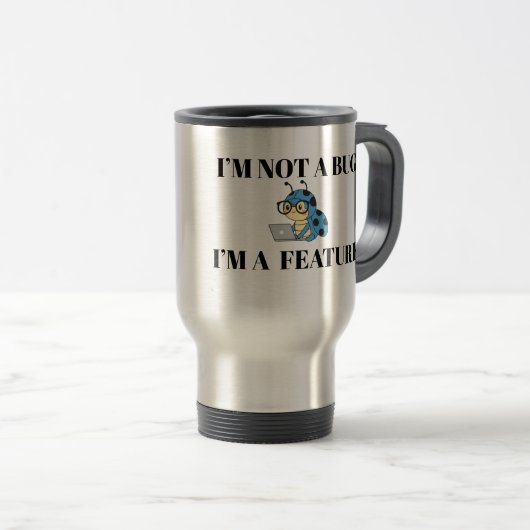 Drôle Je vois Dead Code Programmer Mug (Devant droit)