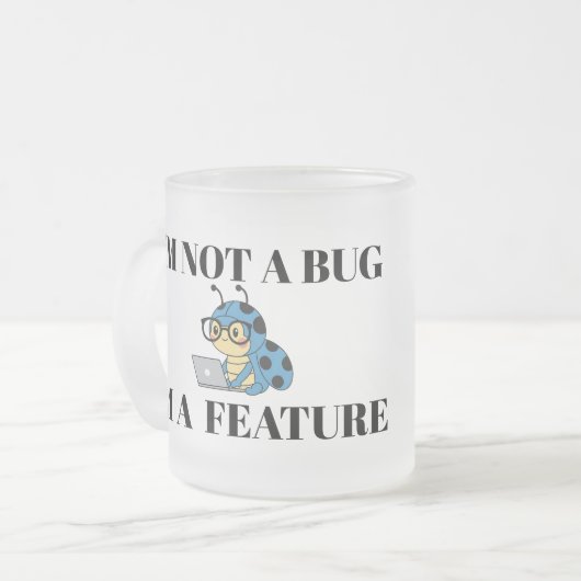 Drôle Je vois Dead Code Programmer Mug (Devant gauche)