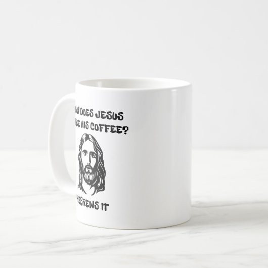 Drôle Jésus Mug (Devant gauche)