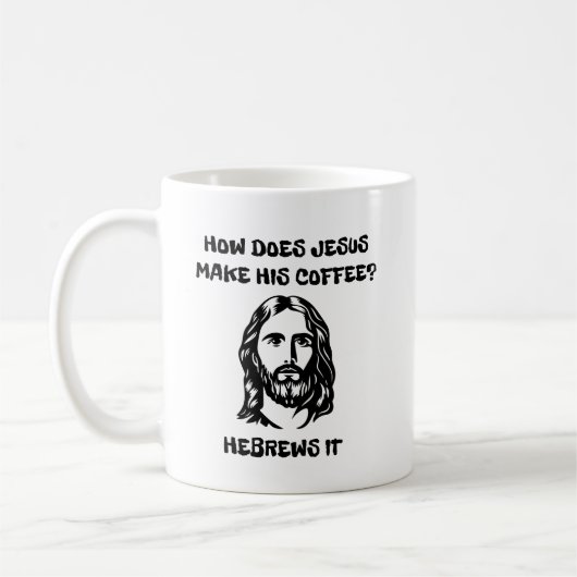 Drôle Jésus Mug (Gauche)