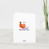 Drôle Jour de la carte de voeux Cowboy avec Cheval (Dos)