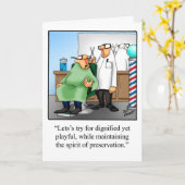 Drôle Joyeuse carte d'anniversaire pour lui (Fleur jaune)