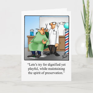 Drôle Joyeuse carte d'anniversaire pour lui